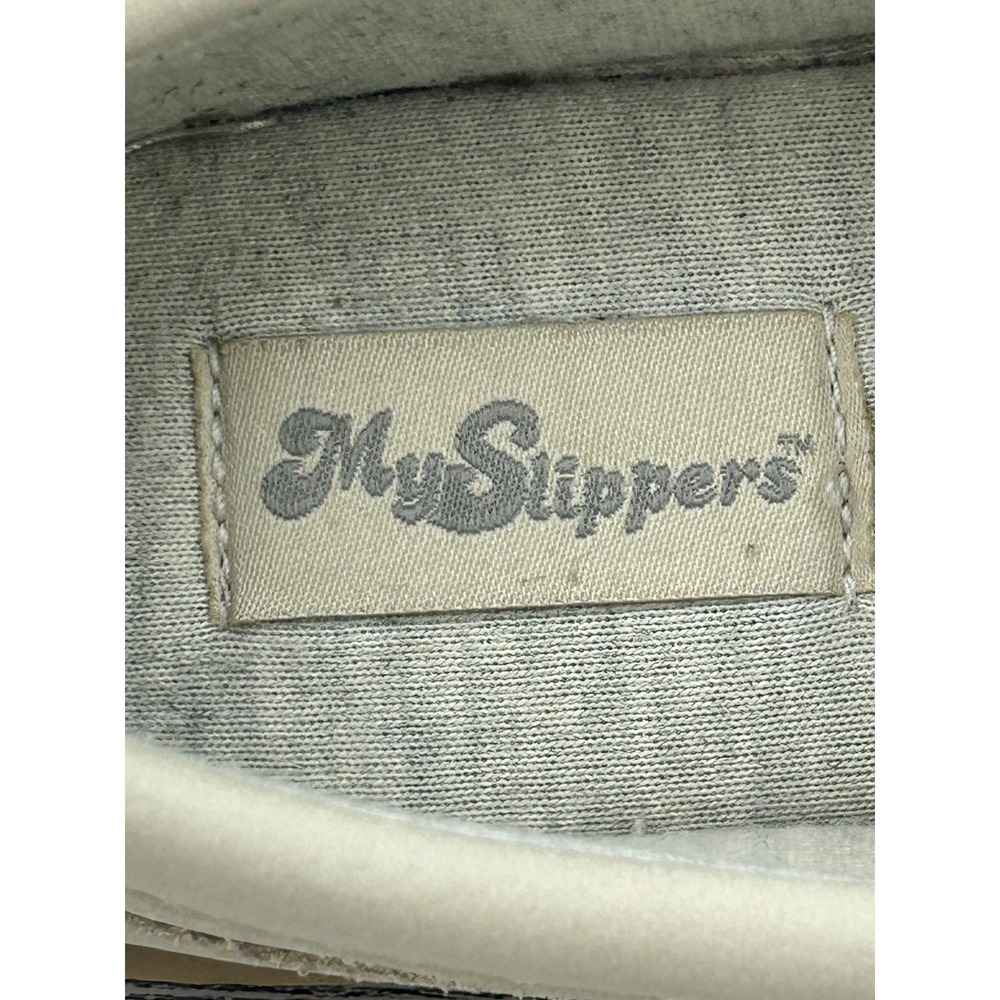 My Slippers My Pillow Women Size 7 Leather Moccasin Slippers Cream 74468-03 - Picture 12 of 16